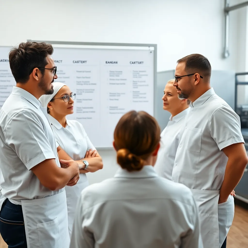 Professioneel team implementeert procesoptimalisatie strategieën in een modern Nederlands kantoor