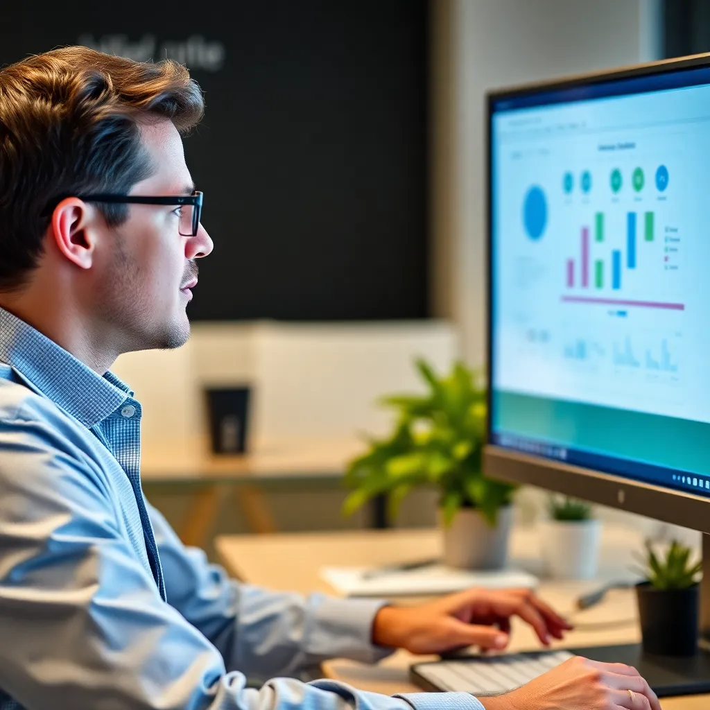 Nederlandse procesmanager analyseert bedrijfsprocessen met data visualisatie