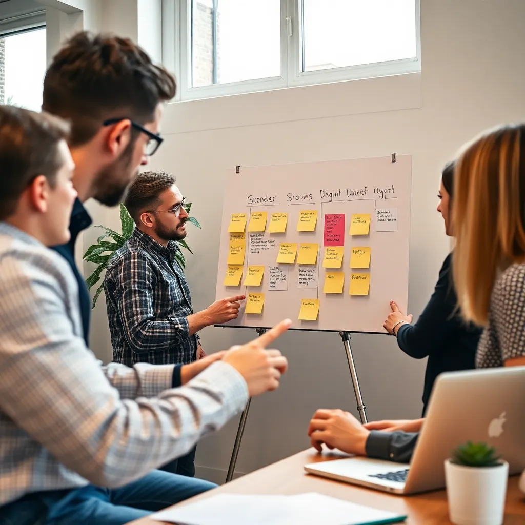 Professioneel datavisualisatiescherm met procesanalyse in een modern Nederlands kantoor